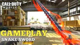 LEGENDARY SNAKE SWORD- GAMEPLAY | NEW SERPENTINE SPINE SKIN | CODM SEASON 1 LEAKS