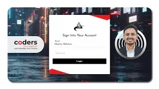 Input Animated Responsive Login Form Using HTML & CSS | Bangla Tutorial | Coders Foundation
