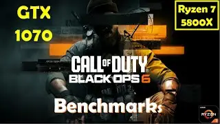 Call of Duty Black Ops 6 GTX 1070 - 1080p - All Settings | Performance Benchmarks