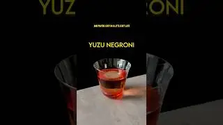 Yuzu Negroni | 