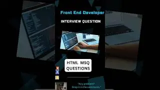 Full stack development - Html Interview Question part 2 || 