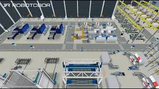 RoboTobor Smart Factory Automated AGV Autonomous AMR Intralogistics