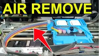 How to Remove Air from Ink Pipes in HP Smart Tank 500, 515 Printer