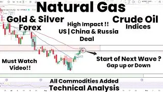 Natural Gas Start of New Wave | Major Deals Ahead! | Gold | Silver | Crude Oil | Technical Analysis