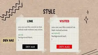 html link style using css