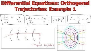 Differential Equations: Orthogonal Trajectories: Example 1