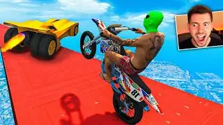 (mitada) MOTOCROSS vs BATMOVEL - a maior MITADA DO GTA 5!