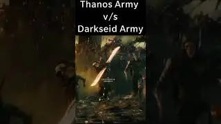 Thanos Army v/s Darkseid Army 