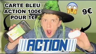 JE TESTE DES OBJETS WTF DE ACTION ! (CARTE BLEU 100€ À 1€...)