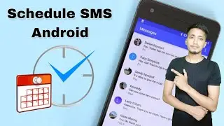 How to schedule a text message on Android || message scheduler for whatsapp