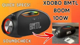 Xdobo BMTL Boom 🔥 (Soundcheck, Bass Test) quick specs 🔊🎶