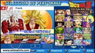 (Descarga) Dragon Ball Z TTT AF MODS FREE DOWNLOAD