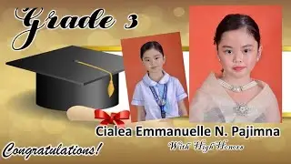 Grade 3 RECOGNITION | Awarding of Medals| with high honors