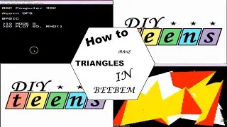 How to make red, white and yellow triangles - BeebEm