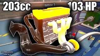 The Smallest, Most Powerful Inline 3 Engine Ever (LCV 4.2) | Automation The Car Company Tycoon Game