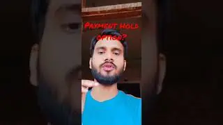 Google Adsense Showing Payment hold And Contact Options | Payment Pending