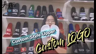 Custom LOGO I Style Slide Slippers, Slide Sandal I Custom slides