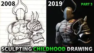 Sculpting Childhood Drawing part. 3 | 어린시절 그림으로 피규어 만들기 part. 3