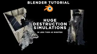 BLENDER TUTORIAL: EPIC TOWER COLLAPSE with rbdlab!