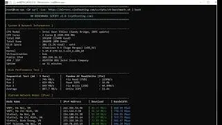 VH Benchmark Script | Legacy KVM VPS Benchmark Test (Previous Infrastructure)