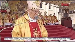 XXVII Pielgrzymka Rodziny Radia Maryja na Jasną Górę: Homilia ks. kard. Zenona Grocholewskiego