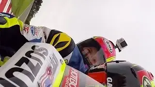 Take a 140 mph roller coaster motorcycle ride around N.J. race track