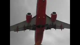 Southwest 737 Right OVERHEAD!!!!