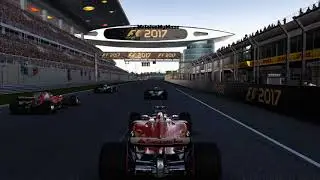 Mercedes AMG Petronas and Ferrari F1 2017 Game Crash