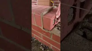 Bricklaying is an art 😍🧱👌 #bricklaying #brickwork #bricklayer #construction #trowel #concrete