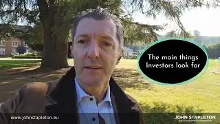 The main things Investors look for