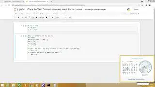 Python Program Check the Valid Date and increment date if it is