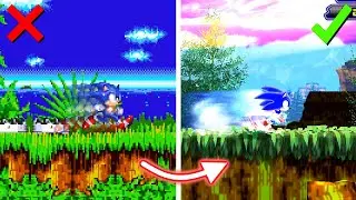 Angel Island Zone in Sonic 4 [Sonic 4 Episode 2 mods Gameplay]