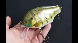 Bluegill crankbait from MDF board, the full build.