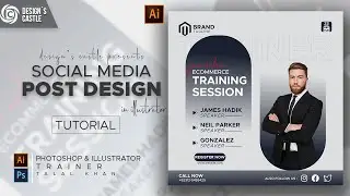 social media post design in illustrator | professional social media post design | design`s castle
