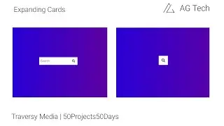 How to make an Animated Search Widget| Day 4 | HTML CSS JS | 50Projects50Days