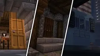 Minecraft DRAMATIC DOORS Mod 1.18.2 | New tall doors!