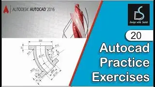 Autocad practice exercises 20