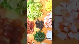 РЕЦЕПТ ВКУСНОГО И ПОЛЕЗНОГО САЛАТА НЕ АСМР RECIPE FOR DELICIOUS AND HEALTHY SALAD NOT ASMR #еда