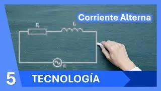 Ejercicio resuelto.  Corriente alterna Circuito con Bobina y Resistencia en serie
