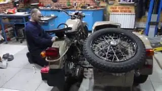Новый мотоцикл Урал 1993г.в.  25 лет простоя.