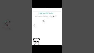 PSAT Math Review - solve for a, missing variable