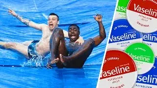 INSANE DOWNHILL VASELINE SLIP N SLIDE!! (SLIPPIEST EVER)