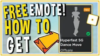 HOW TO GET FREE EMOTE HYPERFAST 5G in Roblox Beatland