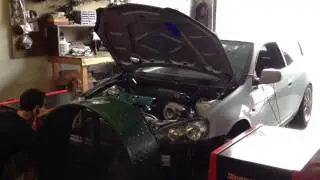 741 whp Fully built/boosted Acura RSX dyno