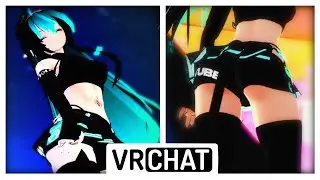VRCHAT Девушка танцует в клубе Залипаем | Обрывки памяти