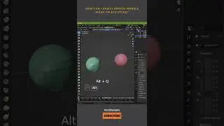 Blender Tip  Switching Object Sculpt | AR3Designs Daily Blender 3D Tips