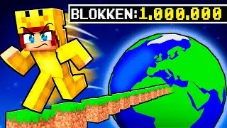 Ik REN 1.000.000 BLOKKEN In Minecraft!