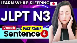 JLPT N3 Vocabulary with Sentences (July 2023 Exam Vocabulary) 