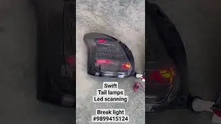 New Swift scanning tail lamps led light matrix light rear lamps suzuki swift indicator
