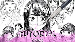 How to draw anime/manga faces step by step